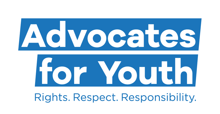 Logo for Healthy Teen Network, featuring 3 interlocked orange circle outlines, and inside, outline drawings of a hand, a sunburst, and three people; below the circle, in teal, is the name, %22Healthy Teen Network%22