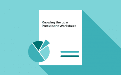 Knowing the Law Participant Worksheet