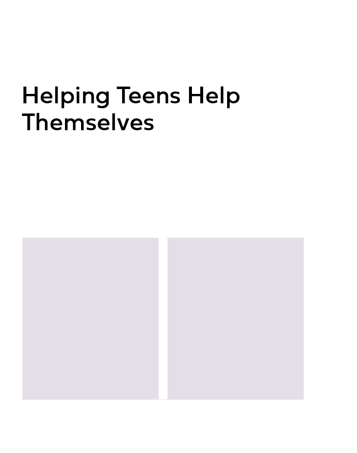 Product Image Helping Teens Help Themslves Image of a notebook with a fountain pen on top